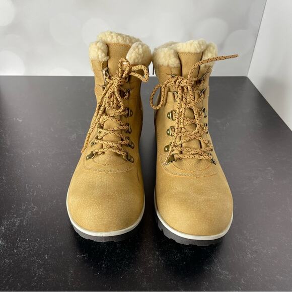 JBU Women's Blue Creek Water-Resistant Lace-Up Booties Tan Sz 11 - Picture 4 of 8